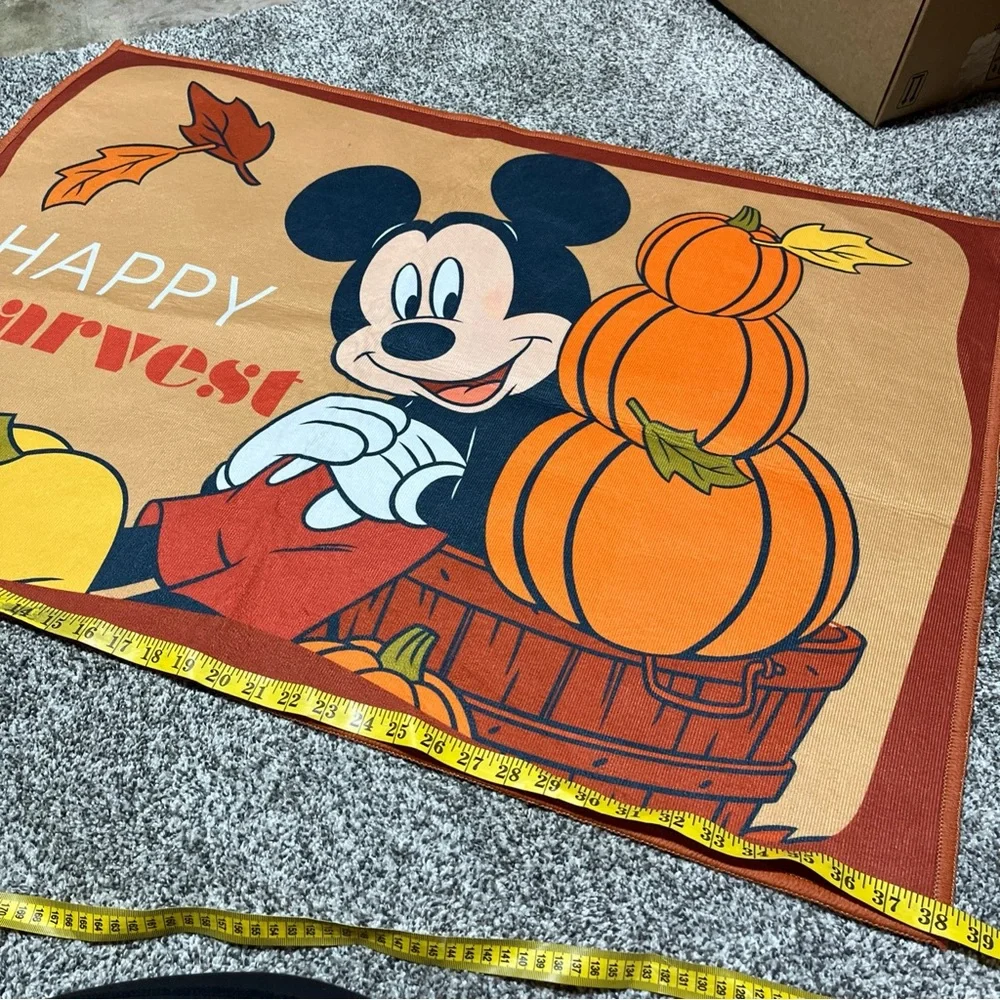 Disney Mickey Mouse Autumn Fall Accent Rug 26 By 38 In Happy Harvest Pumpkins
